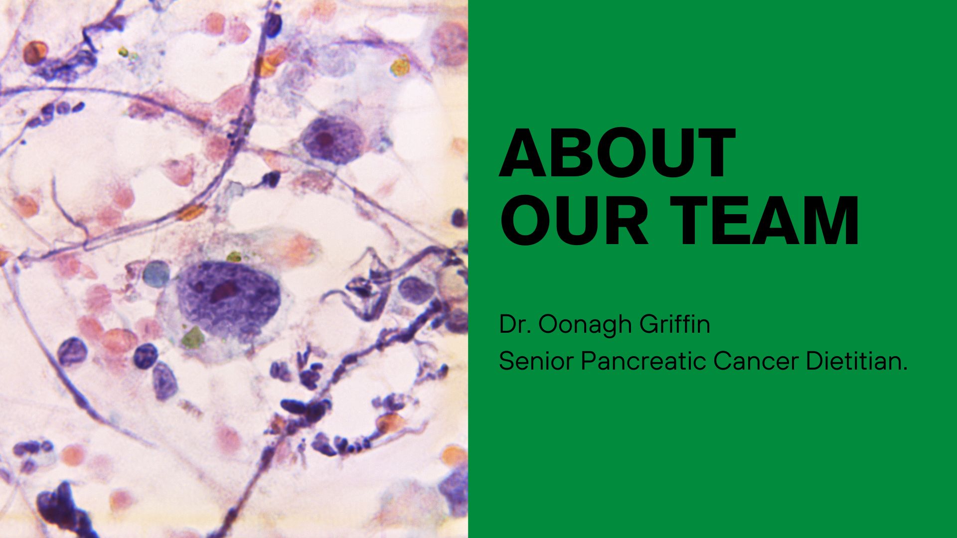 Dr. Oonagh Griffin: Specialist Dietitian and Researcher Focused on Pancreatic Cancer